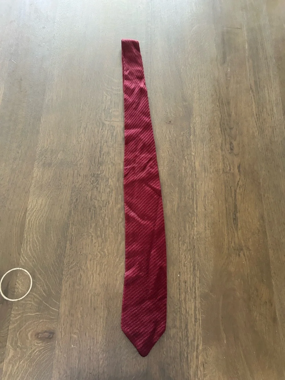 Coach men’s knit maroon wine necktie tie
